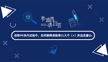 动物PK体内试验中，如何解释清除率CL大于肝血流量Qh