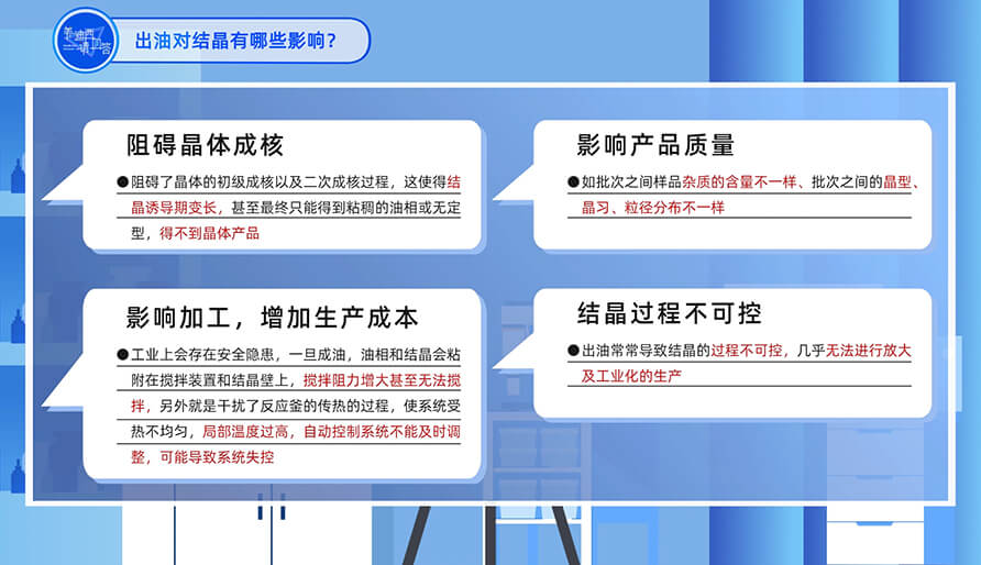 出油对结晶有哪些影响？